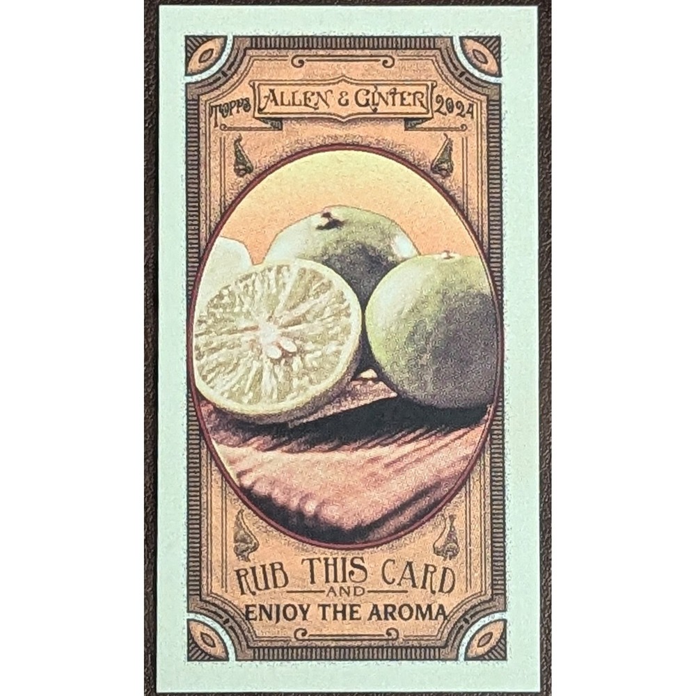 2024 Topps Allen & Ginter Baseball Got The Itch Lime Mini GTI-15 Scratch & Sniff
